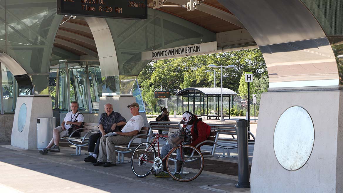 New Britain CTfastrak Downtown Station
