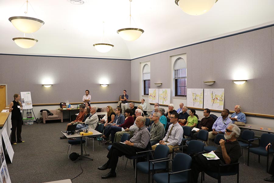 Citzens from Plainville and New Britain listen to Workshop Findings